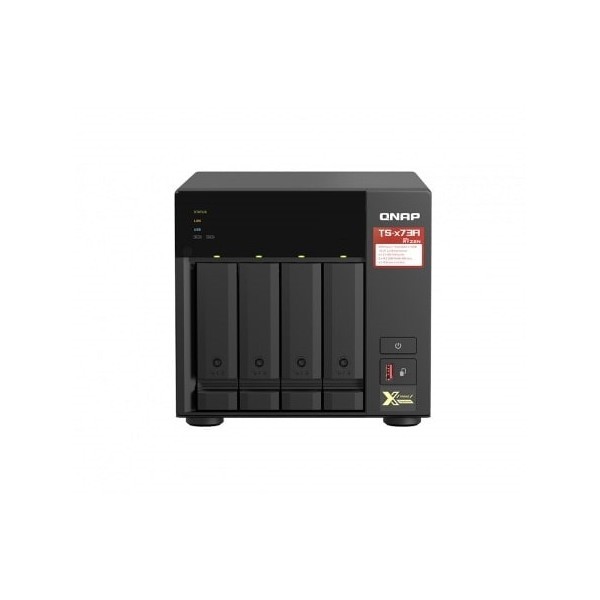 QNAP キューナップ TS-473A 4ベイNAS AMD Ryzenクアッドコア2.2GHz 2.5GbE対応ポート TS-473A タワー型NAS(4ベイ/メモリ8GB)