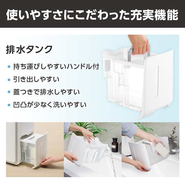 CV-R120-W SHARP ホワイト系 [コンプレッサー式除湿機 (木造14畳