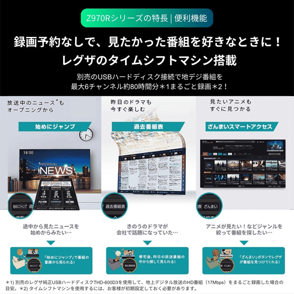 75Z970R TVS REGZA REGZA [75V型 地上・BS・110度CSデジタル 4Kチューナー内蔵 液晶テレビ]_10