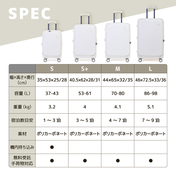 TTMR2*02001 TOMARU 2.0 S SAKURA 伊藤忠リーテイルリンク [スーツケース] メーカー直送_13