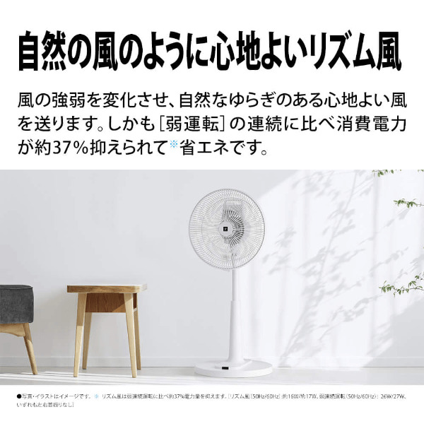 PJ-T3AS-W SHARP [リビング扇風機 (ACモーター搭載/リモコン付き)]_1