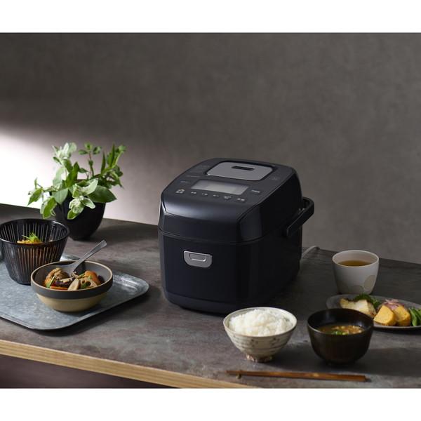 炊飯器 3合炊き 圧力IH炊飯ジャー アイリスオーヤマ RC-PDA30-B ブラック 米屋の旨み 銘柄炊き メーカー直送_1