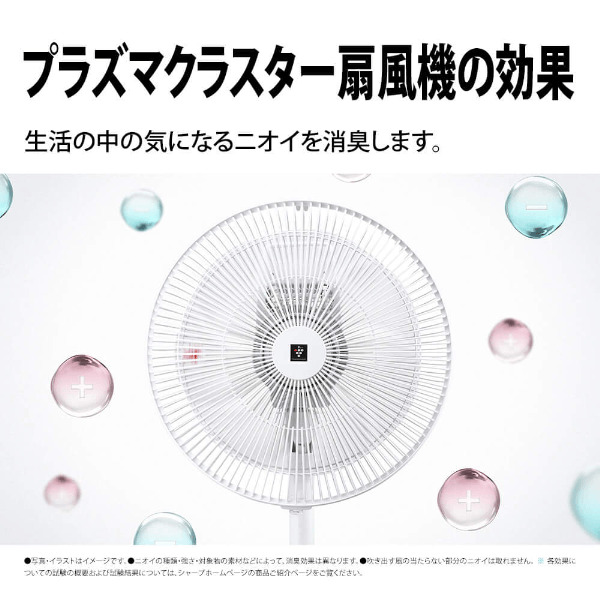 PJ-T3AS-W SHARP [リビング扇風機 (ACモーター搭載/リモコン付き)]_2