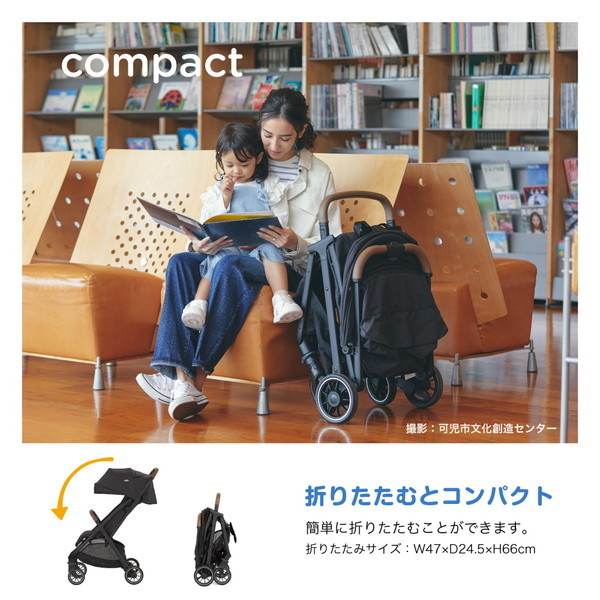 Joie ベビーカー パクト プロ シェール 41407 ジョイー 新生児〜4歳頃まで 【保証期間：1年】_4