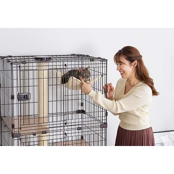 猫 PKC-800 アイリスオーヤマ ケージ 2段 おしゃれ 爪とぎ 猫 猫 PKC-800 アイリスオーヤマ ケージ 2段 おしゃれ 爪とぎ 猫