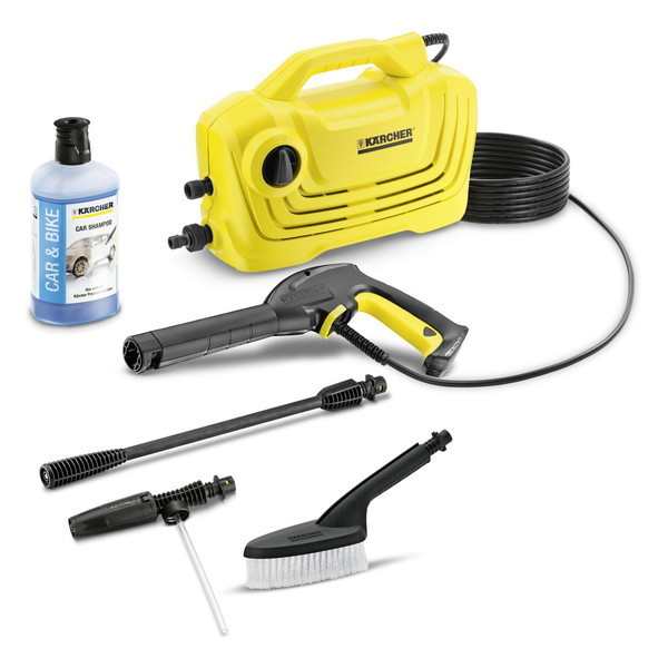 高圧洗浄機 KARCHER ケルヒャー K2クラシック カーキット 洗剤付き 軽量 コンパクト 洗車 網戸の洗浄【あす着】