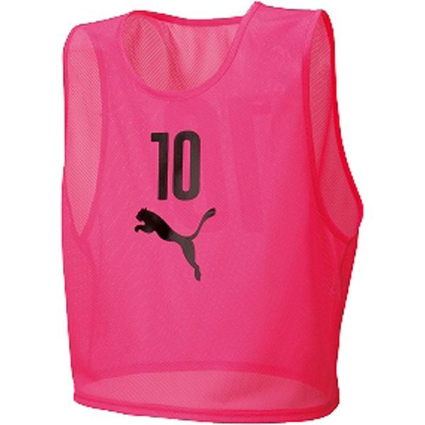 プーマ サッカーウエア ビブスセット 10枚組 ピンク グロ S 920604 05 PUMA