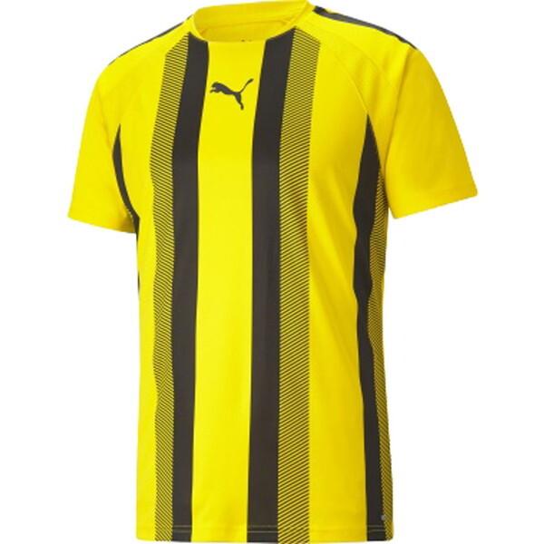 プーマ サッカーシャツ TEAMLIGA ストライプ ゲームシャツ イエロー XXL 705152 07 PUMA
