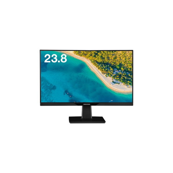 GH-LCW24P-BK ブラック GREEN HOUSE [ワイド液晶ディスプレイ 23.8型]の通販は 22,543円