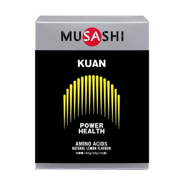 MUSASHI アミノ酸 サプリ サプリメント KUAN クアン  スポーツ マラソン 陸上 野球 サッカー    パワーアップ 筋肥大 45本の通販は 5,980円