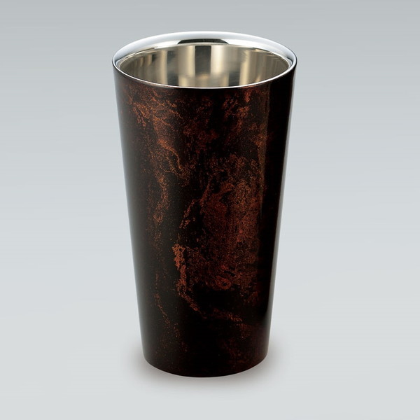 SCW-L501 漆磨(シーマ) 本漆塗り 2重構造ストレートカップ 1客 黒漆流し アサヒの通販は