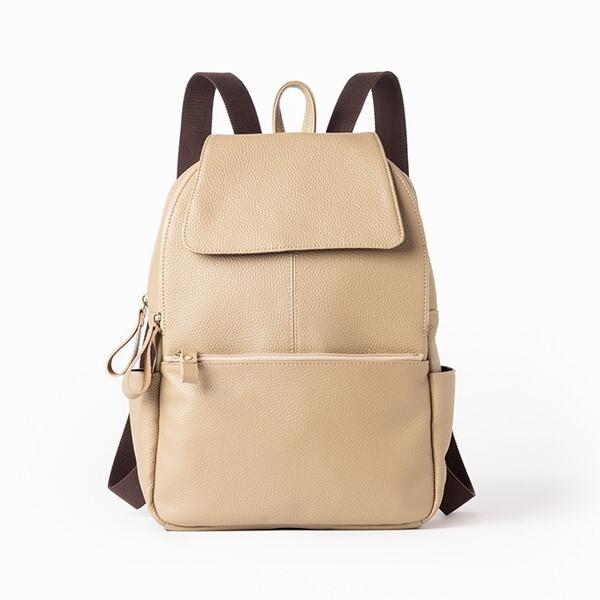 豊岡工房 軽量牛革リュック ベージュ 440517 小田清