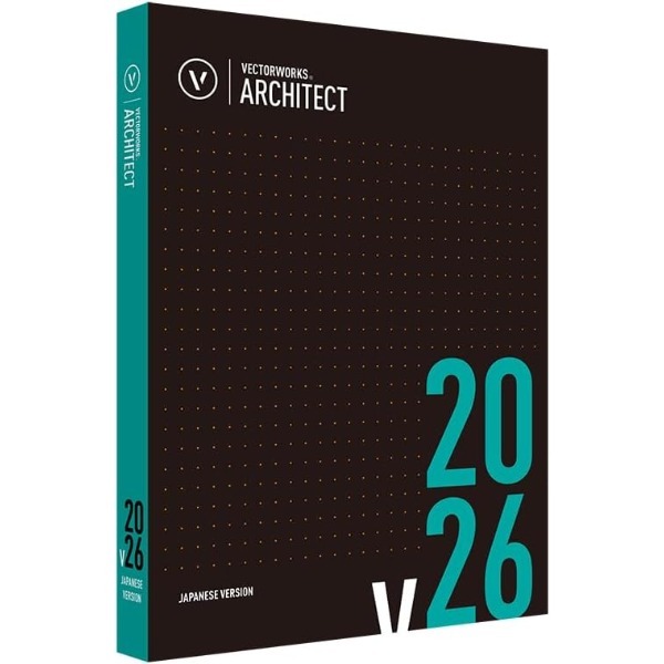Vectorworks Architect 2026 スタンドアロン版 永続ライセンス A&amp;A [CAD]