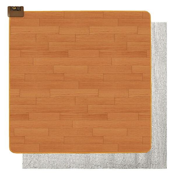 Lifon SJC2015-WBJ ブラウン 日本製 広電 [フローリング調 ホットカーペット 本体＋あったかシート付 2畳]