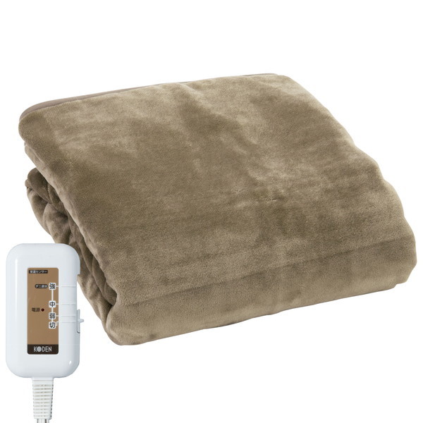 広電 電気毛布 電気 掛 敷 毛布 掛け 敷き フランネル 掛け敷き 掛け敷き兼用 掛け毛布 敷毛布 洗える koden CWB802R-HD