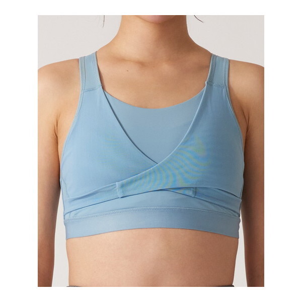 ビスジー ミディアムサポートブラ VS-I002T-AB65-LBLU VSG ライトブルーの通販は