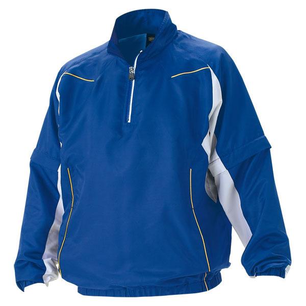 ZETT 長袖/半袖切り替え式ハーフジップジャンパー　2XO 楽天市場】ZETT ゼット 長袖/半袖切り替え式 ハーフジップ