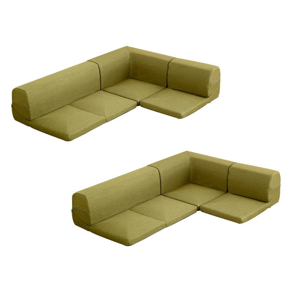 SH-07-LTNSET カバーリングコーナーローソファセット Lantana 2セット タスクグリーン ホームテイスト メーカー直送の通販は 27,957円