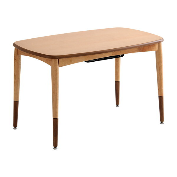 こたつ こたつテーブル 長方形 ホームテイスト 継ぎ足タイプ Colle-コル-SH-01COL--NA---LF2 ナチュラル メーカー直送