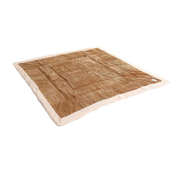 薄掛けこたつ布団 コーデュロイ生地 正方形 単品【mou-ムー-】SH-01-SCDR--BE ベージュ ホームテイスト メーカー直送