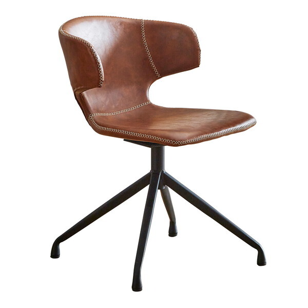 ヴィンテージ調 ダイニングラウンドチェア 1脚単品 【ARMOS】SH-23-AMR--CA キャメル ホームテイスト メーカー直送の通販は 12,046円