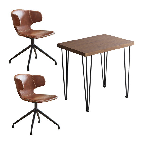 ヴィンテージ テーブル 椅子2脚