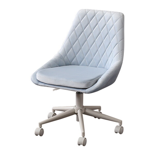 大人かわいいチェア Lueur リュウールOK-DDC--BL ホームテイスト メーカー直送の通販は 9,280円