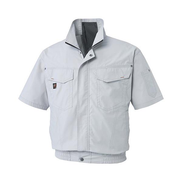 サンエス KU91450 シルバー LL 空調風神服 [半袖ブルゾン]の通販は