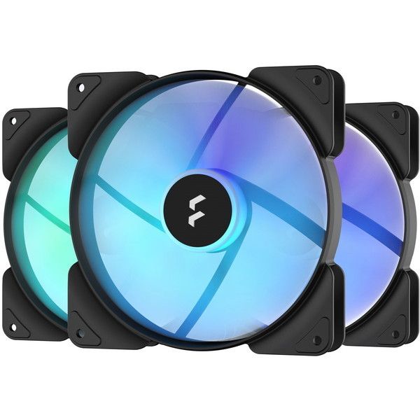 FD-F-AS1-1407 ブラック Aspect 14 RGB PWM Black Frame 3-Pack Fractal Design [PWMケースファン 3個パック]