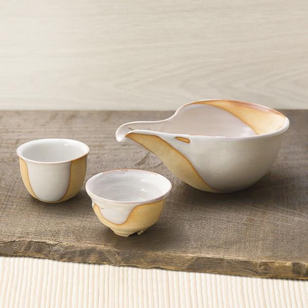 萩焼 三戸逸雄作 緋色冷酒器 4-41の通販は