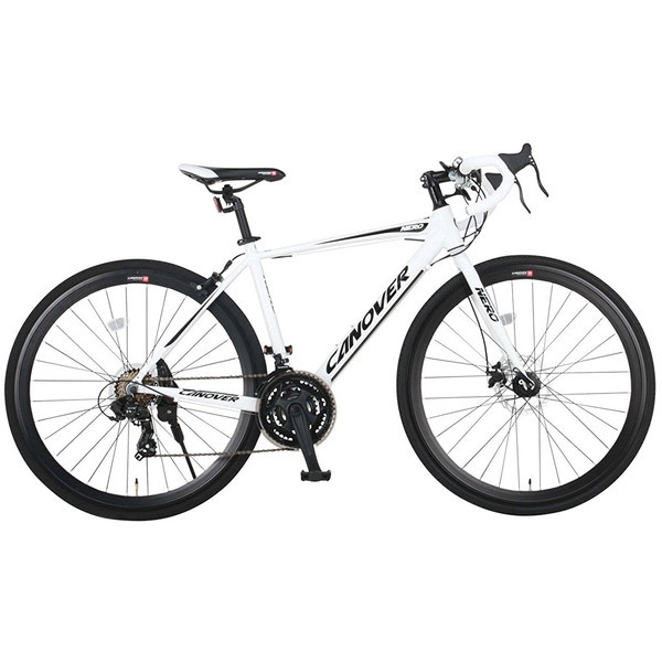 CANOVER CAR-014-DC NERO ホワイト (33737) [ロードバイク (700×28C・21段変速)] メーカー直送