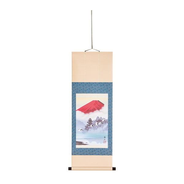 掛軸「赤富士飛翔」 12568 鈴村秀山の通販は 6,390円