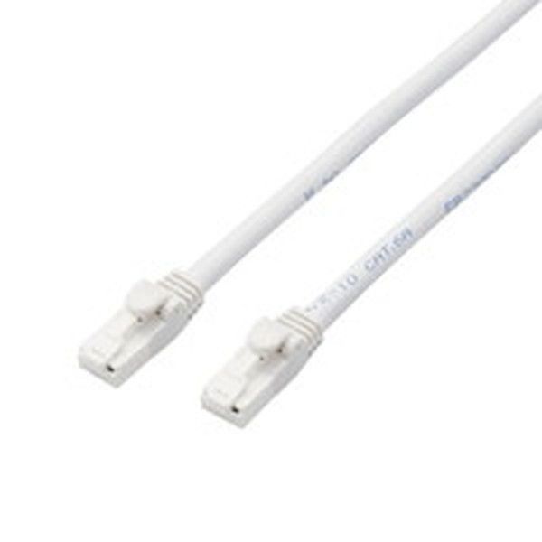 LD-GPAT/WH30/RS LANケーブル CAT6A対応 EU RoHS指令準拠 爪折れ防止 簡易パッケージ仕様 30m ヨリ線 ホワイト ELECOM メーカー直送