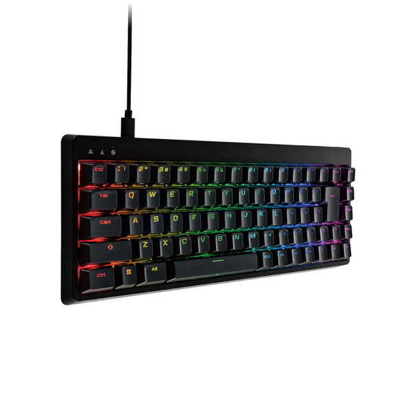 TK-VK300SBK V custom ブラック ELECOM [ゲーミングキーボード 有線 (銀軸 / スピードリニア) 日本語配列 USB Aポート×1] メーカー直送