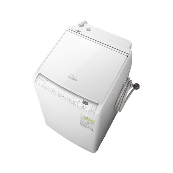 BW-DV80J(W) 日立 ホワイト ビートウォッシュ [縦型洗濯乾燥機