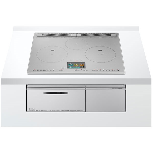 IHクッキングヒーター ビルトイン IHコンロ 3口 ビルトインコンロ 日立 プレミアムシルバー 幅60cm オールメタル対応 HT-N2000STF S