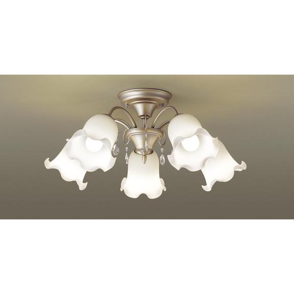 LGB57522K PANASONIC [吊下型 LED（電球色） シャンデリア Uライト方式 白熱電球60形5灯器具相当/〜10畳]