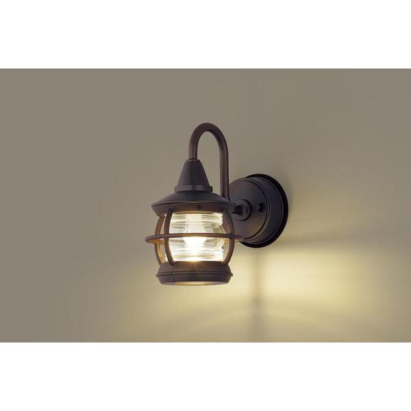 LGW85216F PANASONIC ダークブラウンメタリック/透明 [洋風LEDポーチライト (電球色)]の通販は 13,425円