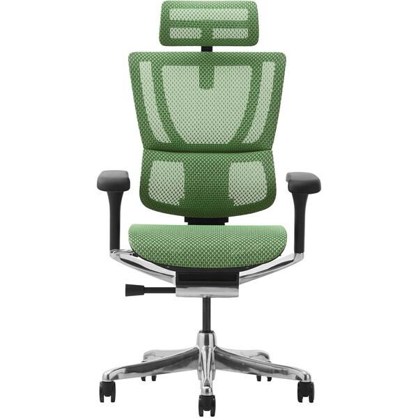 454406 Ergohuman FIT2-HAM-DR-BF-GN 関家具 ブラックフレーム×グリーン [オフィスチェア] メーカー直送