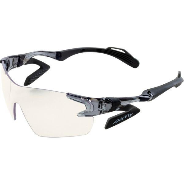 エアフライ AirFly AF-301 C-3ES5 鼻パッドのないスポーツサングラス フレーム/ブラック、レンズ/ブルーライト50%カットレンズ