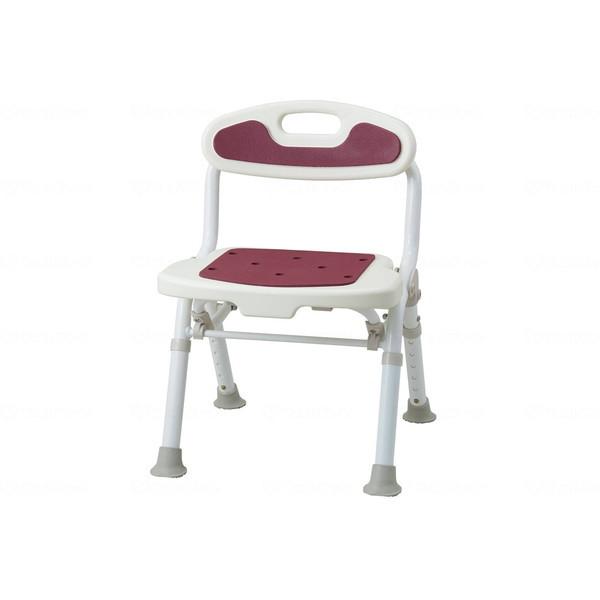 福浴 折たたみコンパクトシャワーチェア ボルドー サテライト FKW-02-A メーカー直送の通販は