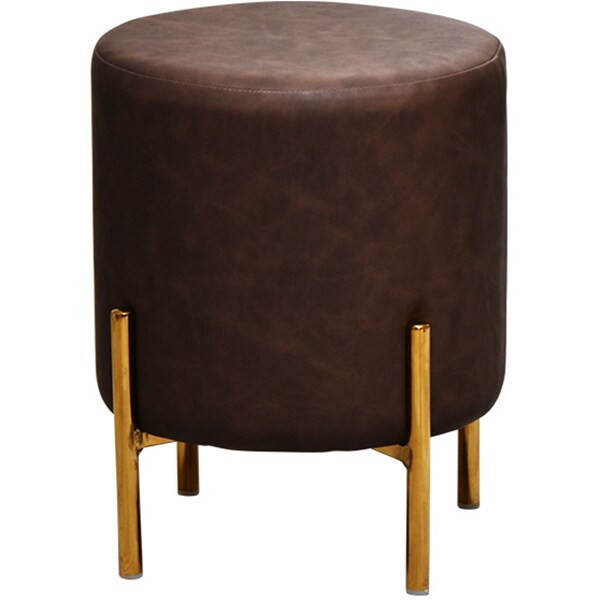 【2/23ポイントUP】ONSU-0074COC レザー調円柱スツール ココア B.Bファニシング メーカー直送の通販は 6,433円