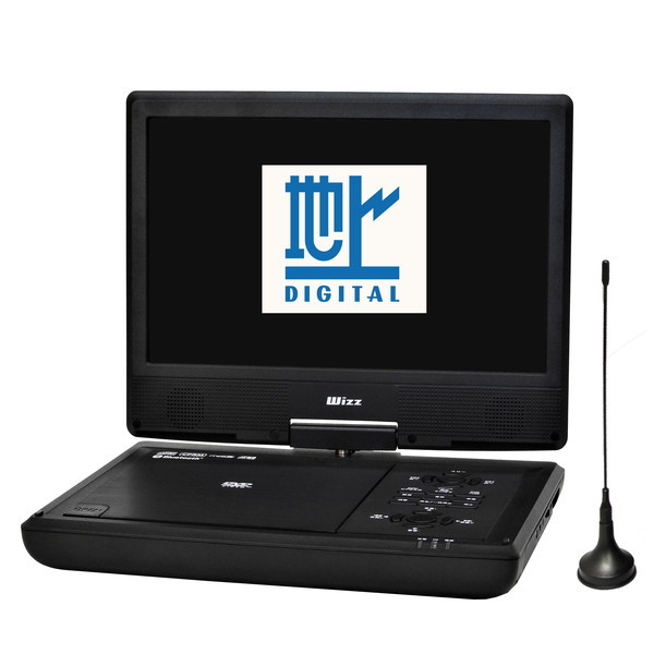 WPD-T1091 Wizz(ウィズ) ダイニチ電子 [10.1V型ワイド ポータブルDVDプレーヤー (地デジ対応)]