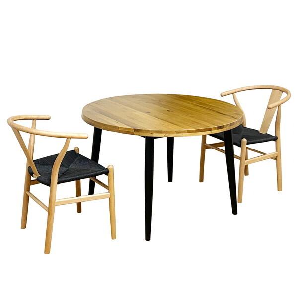 VT-01-EN-3-NABK 後藤家具物産 [ダイニングテーブル 3点セット] メーカー直送