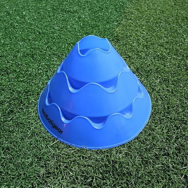 CrazyGoal トレーニングマーカー 10枚1セット ブルー TK-BZD-02 BLU フットボールギア メーカー直送の通販は