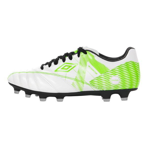 サッカーシューズ アクセレーター +GAINA HG グリーン 27.0cm UF5FCSB2M WHGR アンブロ