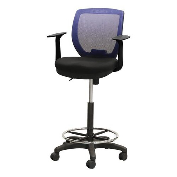 CRH-1TA-W-NV Netforce ネイビー CORE [ハイチェア T肘付き] メーカー直送
