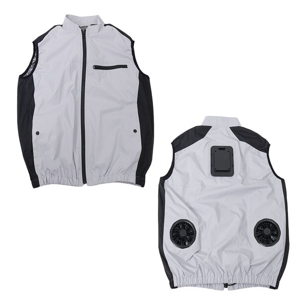 圧倒的に冷える 冷蔵服4 シルバーグレー フリーサイズ TKCV25SSW THANKO