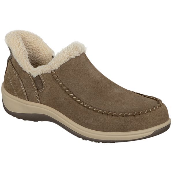 LORIN VL LIGHTBROWN-MEDIUM(202 OF80043M 8 25.0cm Orthofeet [ハンズフリーシューズ]