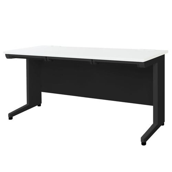【法人限定】 LHD-147B-W-BK-WH Netforce 天板ホワイト 本体ブラック [平机 (W1400mm)] メーカー直送